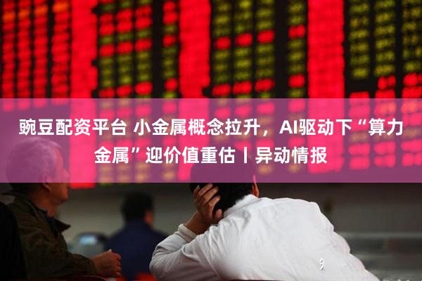 豌豆配资平台 小金属概念拉升，AI驱动下“算力金属”迎价值重估丨异动情报